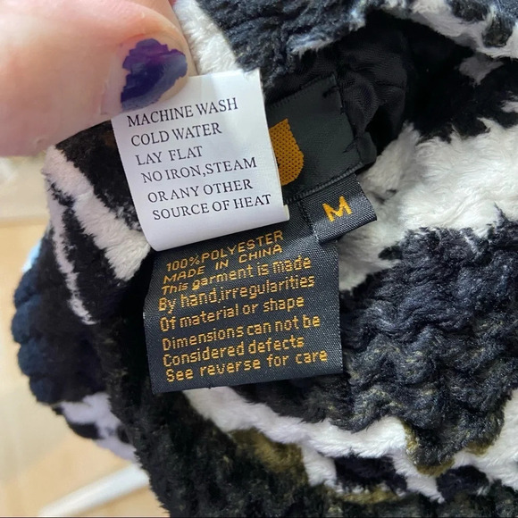 UbU women’s‎ hand crafted black  and white zip up jacket in size medium - Picture 10 of 10